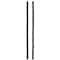 9 Pack: Jet Black Glass Round Beads, 6mm by Bead Landing™